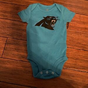 NFL Carolina Panthers Blue and Black Bodysuit